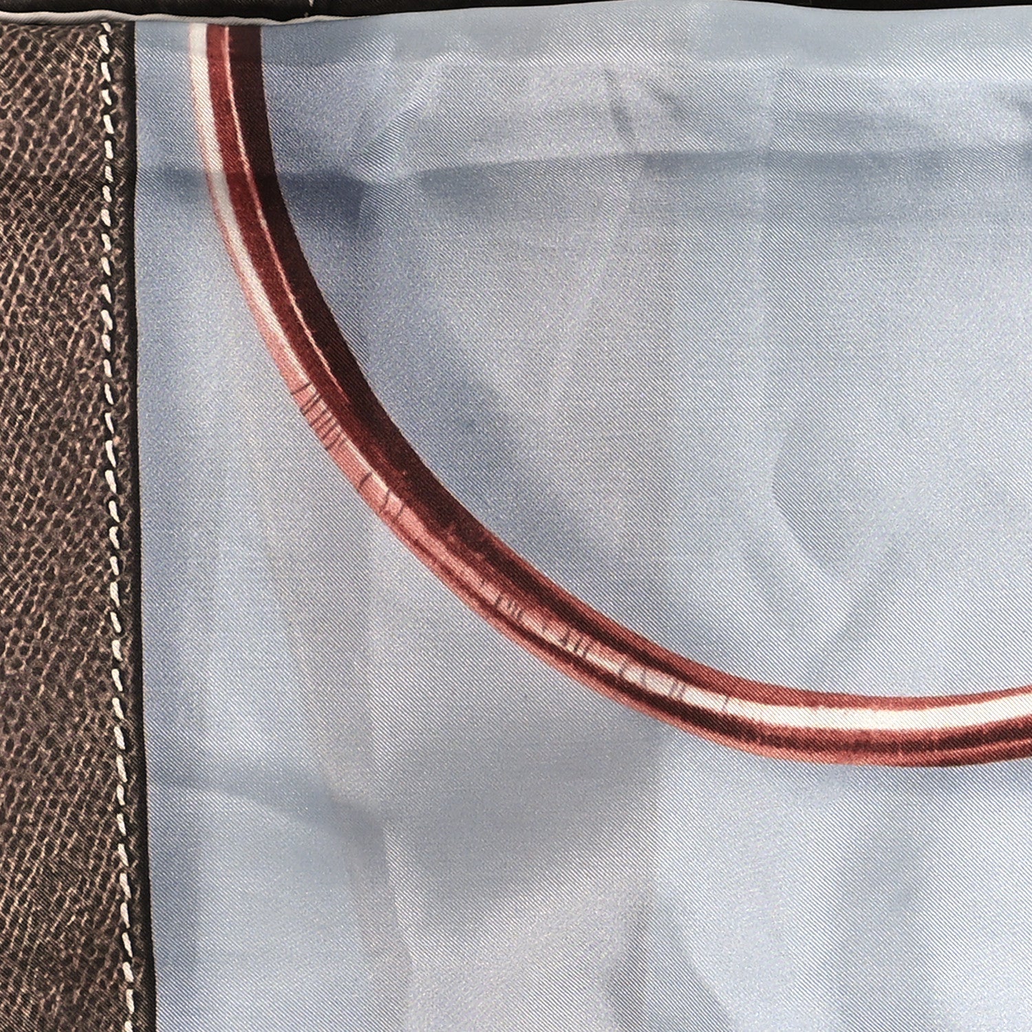 Hermes Silk Projets Carres Poncho Gris Perle Taupe Acajou 9 of 9