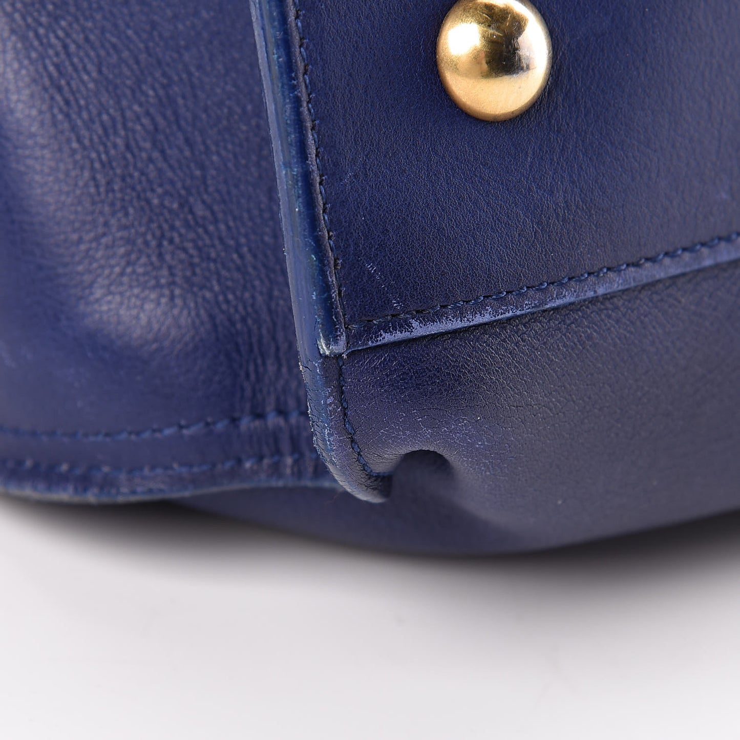 Calfskin Small Classic Y Cabas Royal Blue