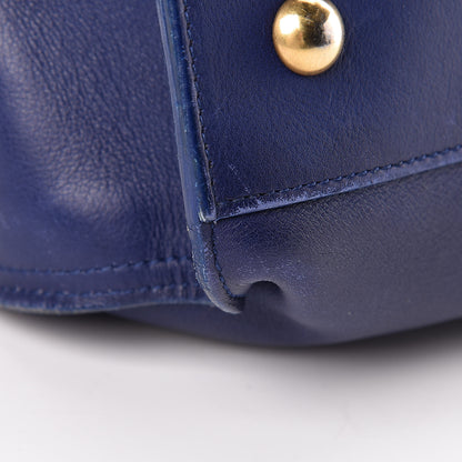 Saint Laurent Calfskin Small Classic Y Cabas Royal Blue 12 of 31
