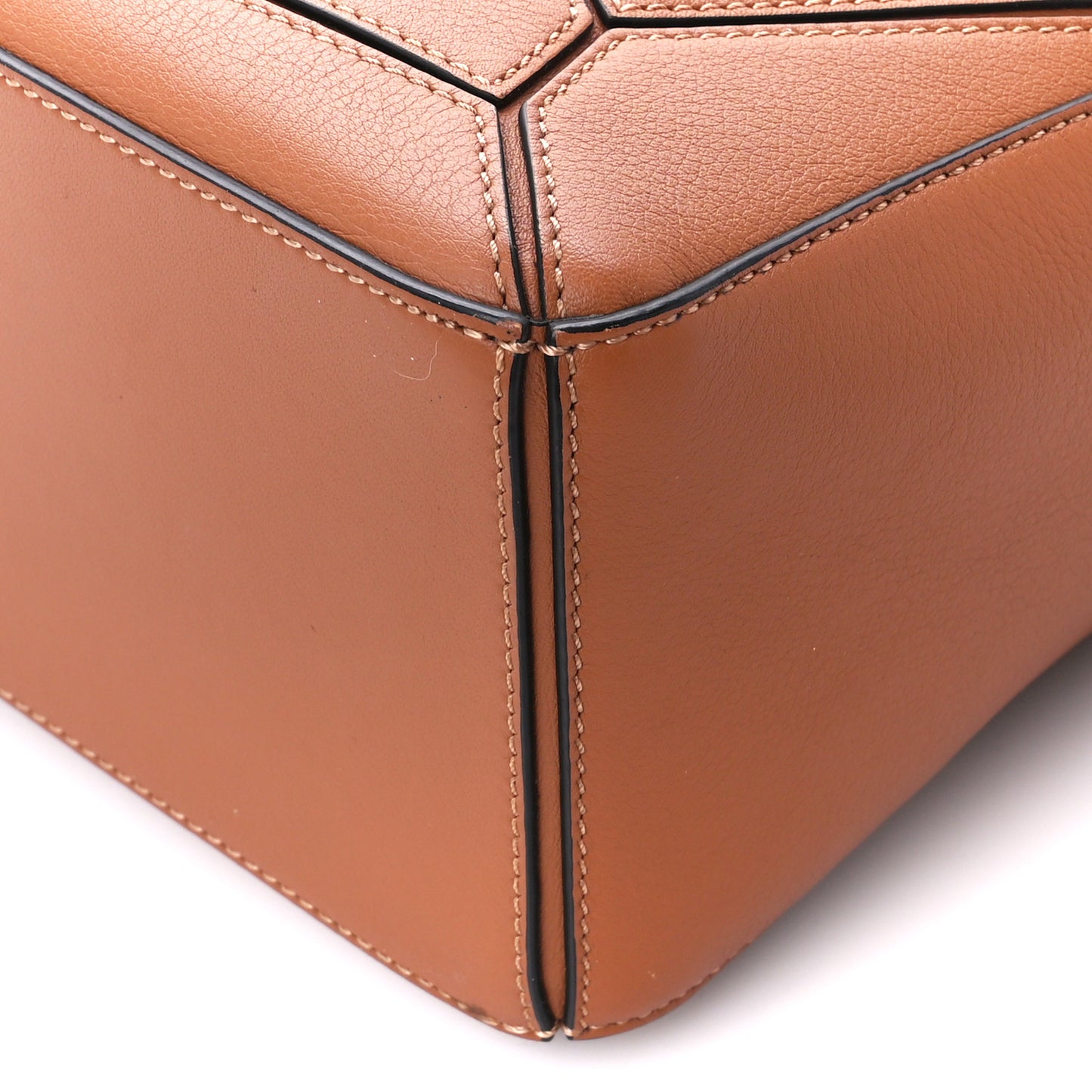 Calfskin Small Puzzle Bag Tan