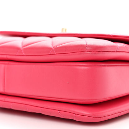 Chanel Lambskin Quilted Small Trendy CC Dual Handle Bag Dark Pink 10 of 16