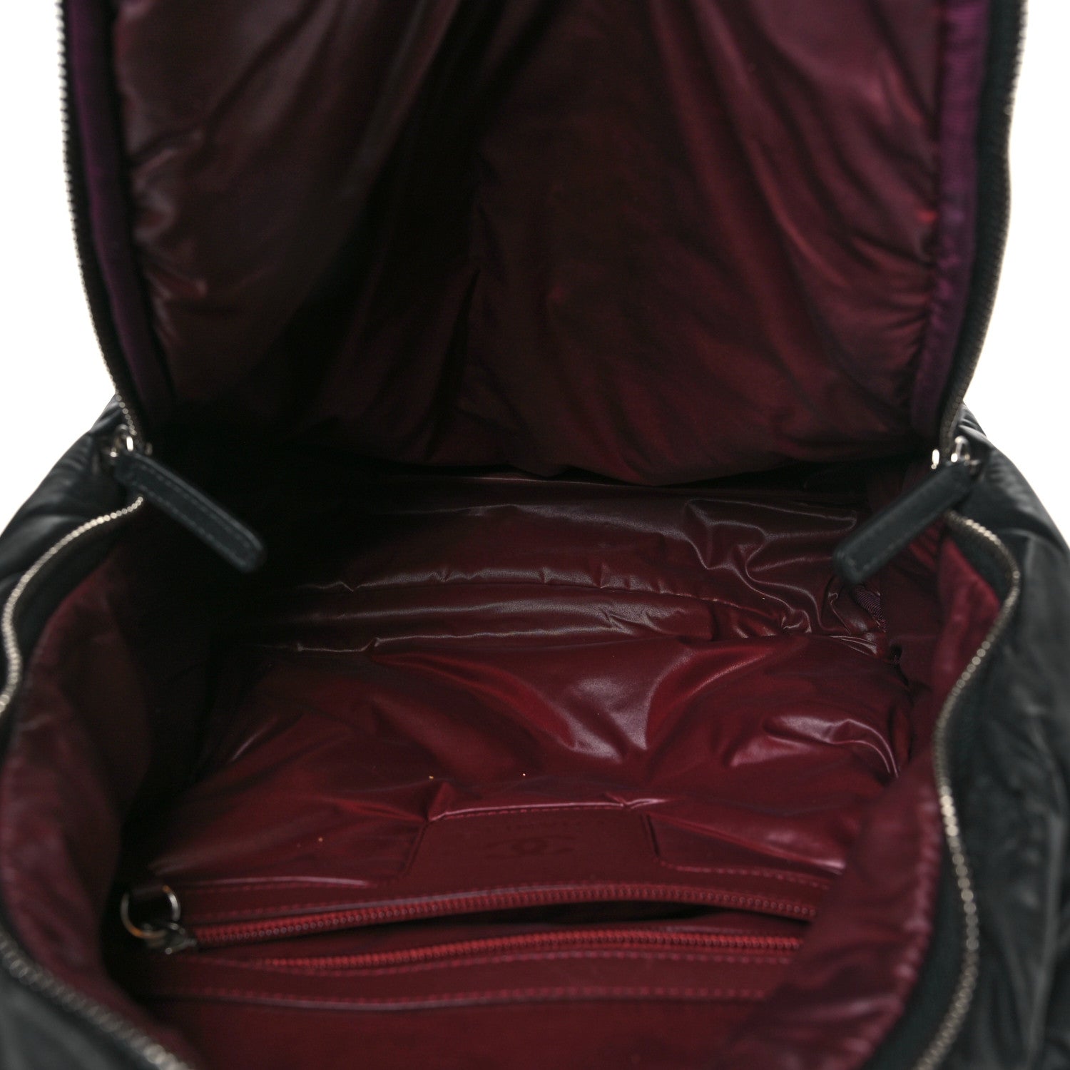 Chanel Nylon Quilted Coco Cocoon Backpack Black 5 of 10