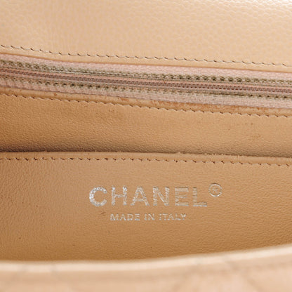 Chanel Caviar Quilted Jumbo Single Flap Beige Clair 7 of 11