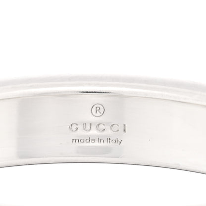Gucci Sterling Silver GG Band Ring 55 7.25 4 of 4