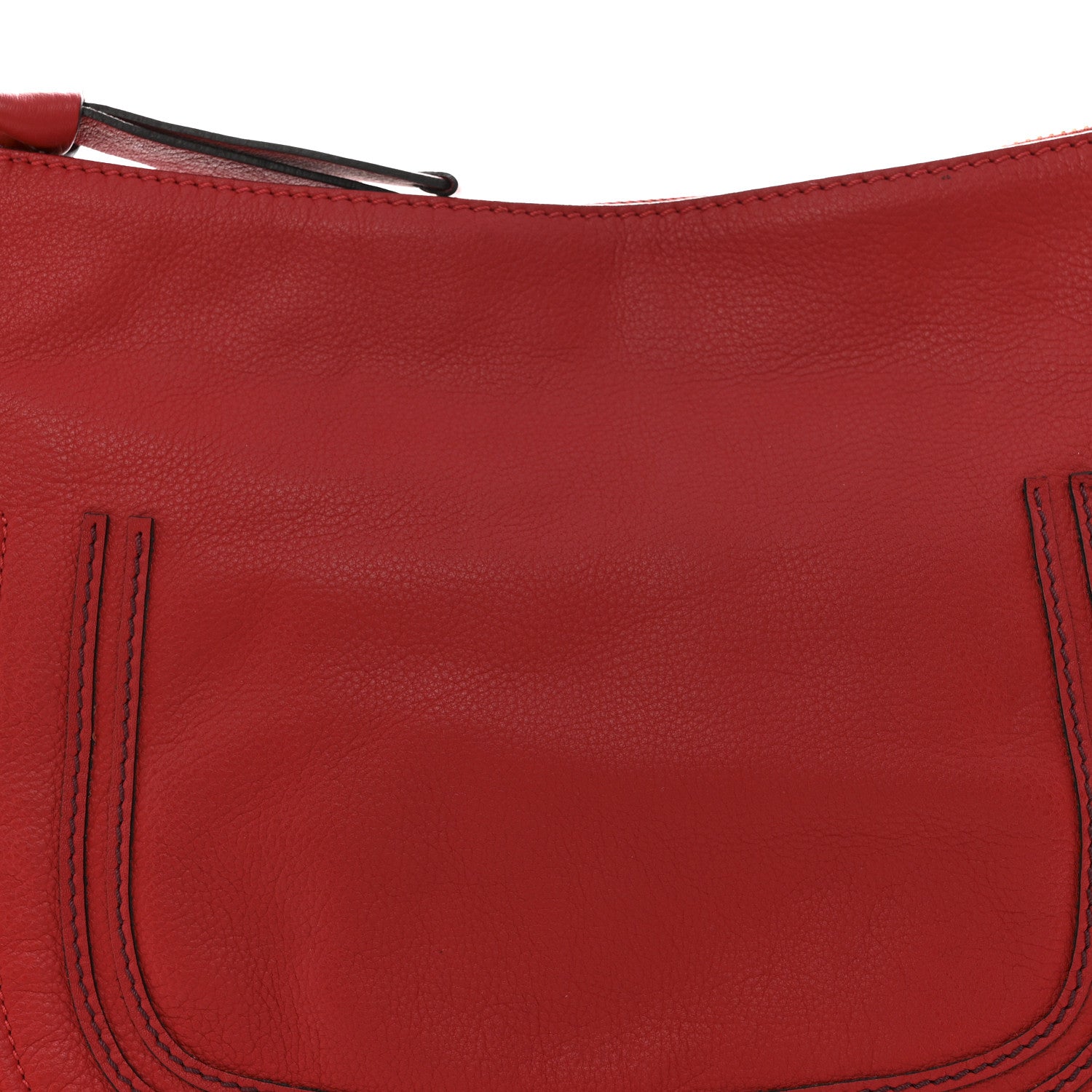 Chloe Calfskin Large Marcie Hobo Red 8 of 13