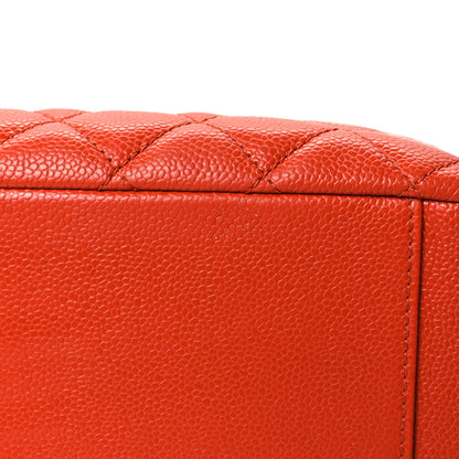 Chanel Caviar Quilted Grand Shopping Tote GST Orange 12 of 12