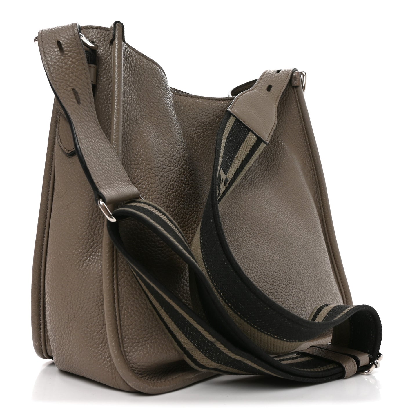Vitello Daino Soft Hobo Messenger Bag Argilla