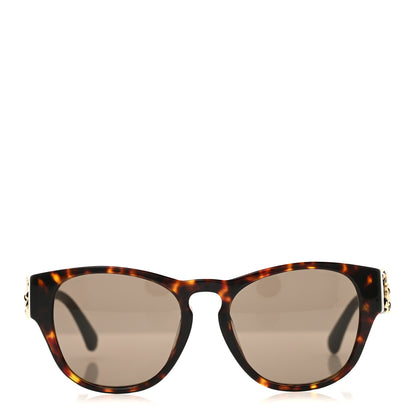 Chanel Crystal Lambskin CC Sunglasses 5455-Q-A Tortoise 2 of 10