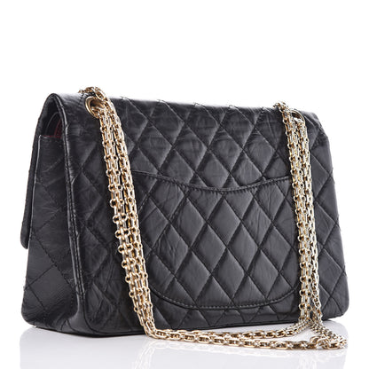Chanel Aged Calfskin Quilted 2.55 Reissue 226 Flap Black 3 of 12