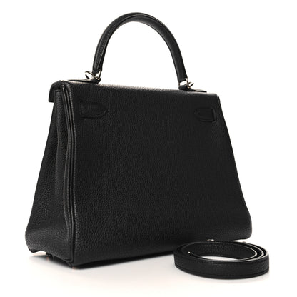Hermes Togo Kelly Retourne 28 Black 3 of 11