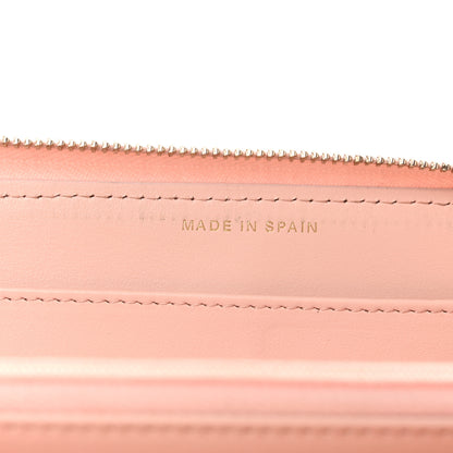 Chanel Caviar Quilted Large Gusset Zip Around Wallet Light Pink 7 of 12