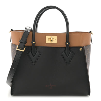 Louis Vuitton Calfskin Monogram On My Side Black 1 of 9