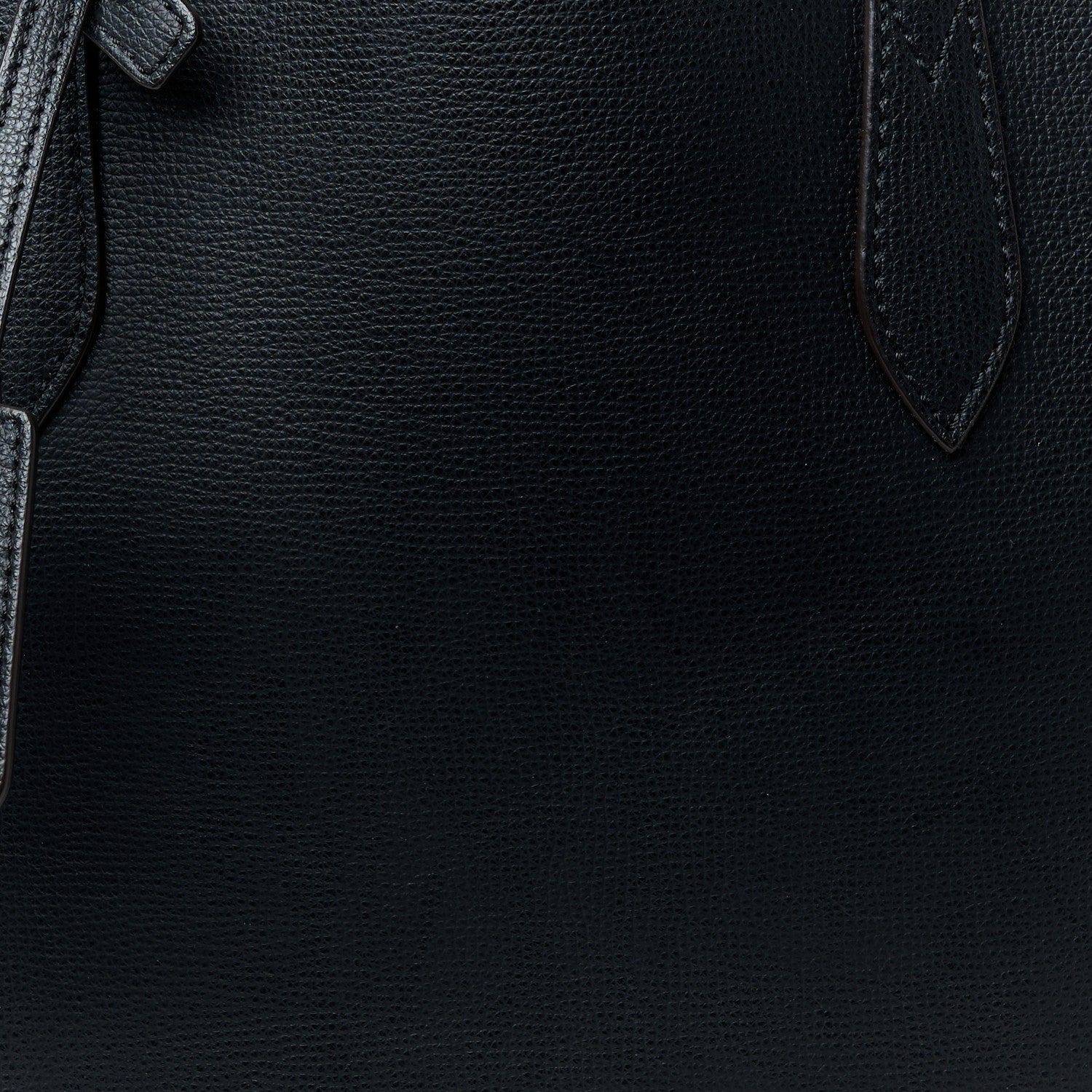 Burberry Grainy Calfskin Haymarket Check Medium Reversible Tote Black 13 of 17