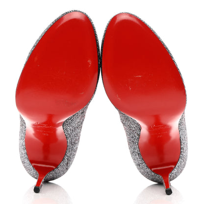 Christian Louboutin Lady Glitter Fifi 100 Pumps 39 Silver 5 of 12