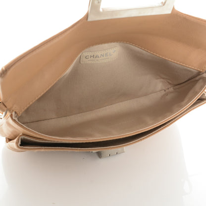 Chanel Calfskin Square Stitched Mademoiselle Shoulder Bag Tan 5 of 7