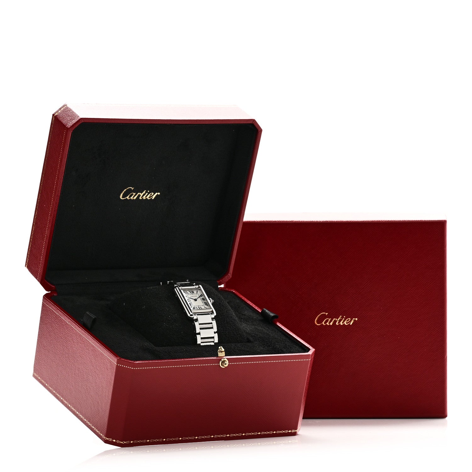 Cartier Stainless Steel 22mm Tank Must Quartz Watch 5 of 5