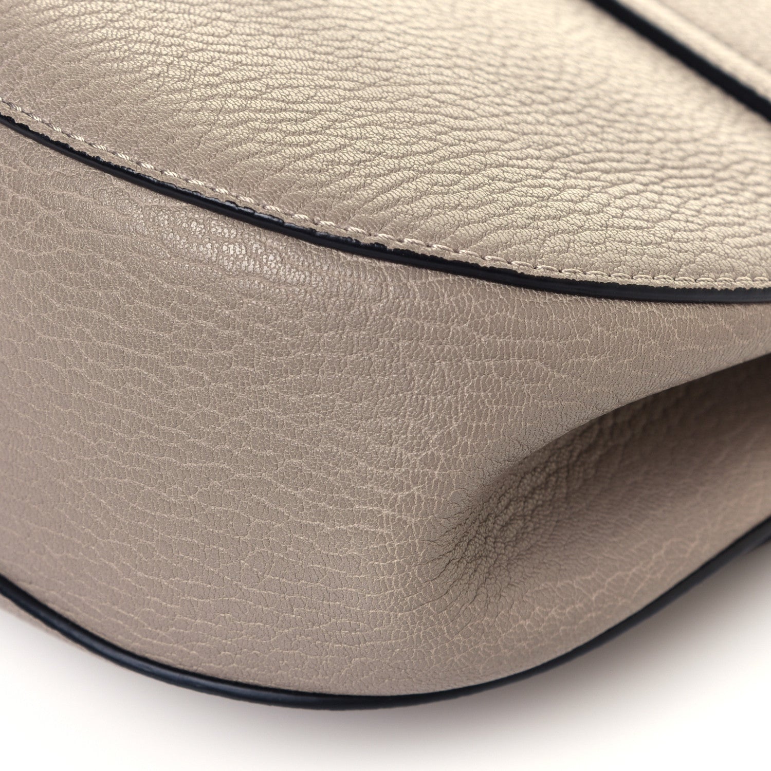 Chloe Grained Lambskin Drew Shoulder Bag Motty Grey 10 of 11