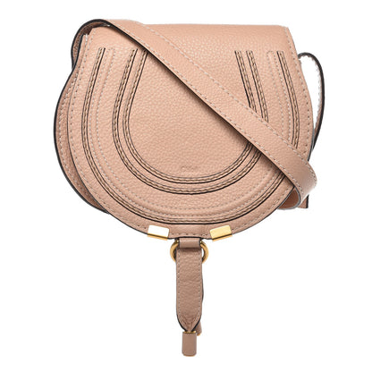 Chloe Calfskin Mini Marcie Round Crossbody Bag Blush Nude 1 of 8