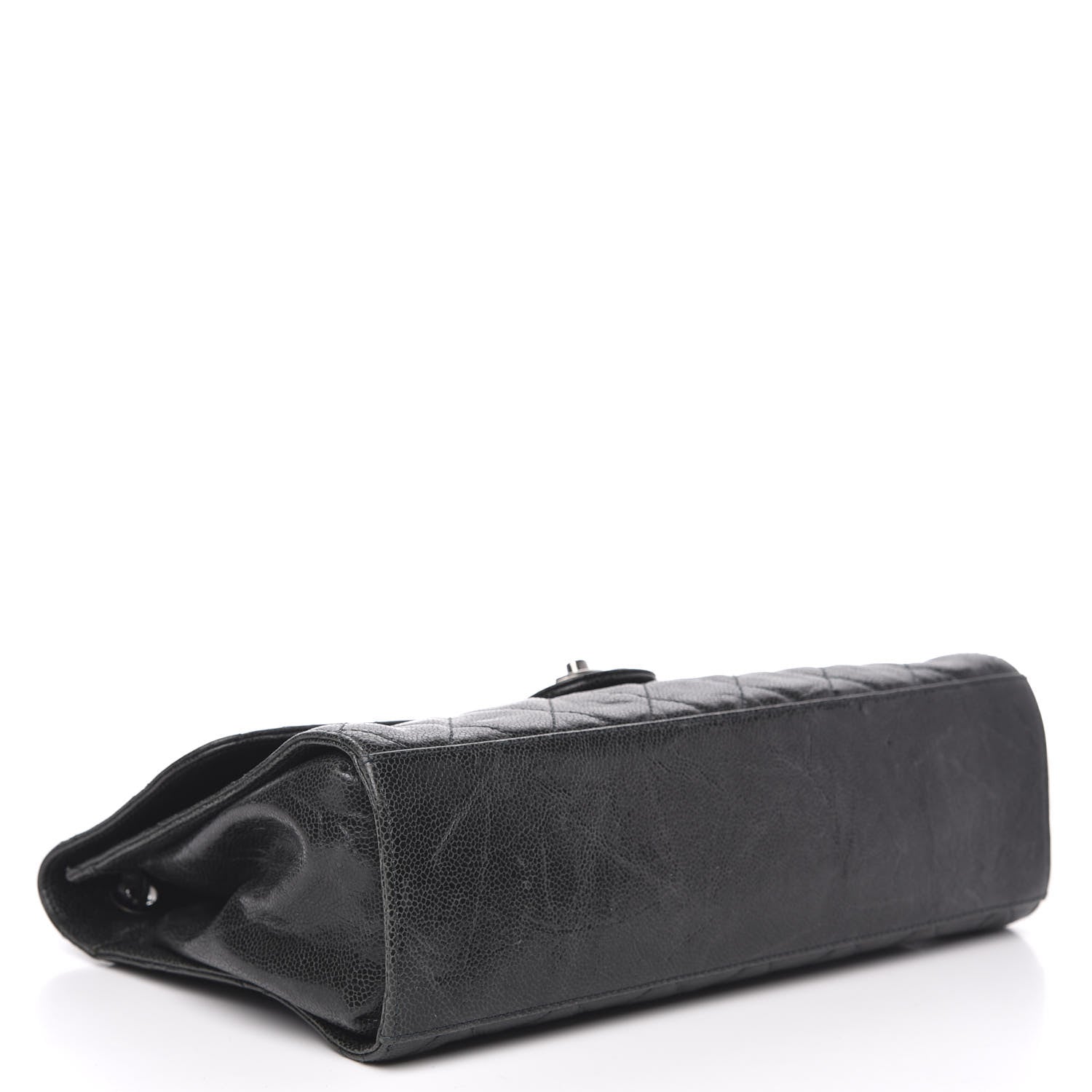 Chanel Crumpled Grained Calfskin Jumbo CC Crave Flap 4 of 12