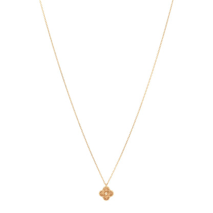 Van Cleef & Arpels 18K Rose Gold Sweet Alhambra Pendant Necklace 1 of 6