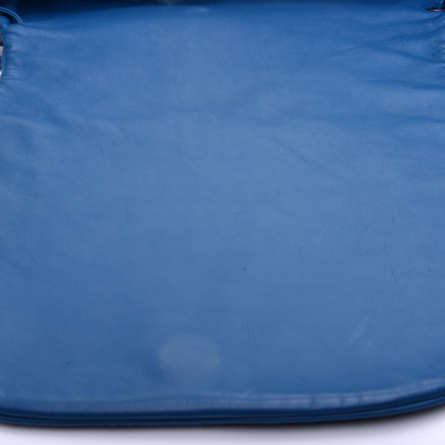Bottega Veneta Nappa Intrecciato Shoulder Bag Cobalt Blue 12 of 16