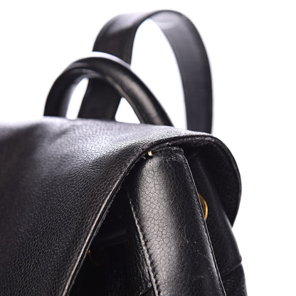 Chanel Caviar CC Backpack Black 26 of 29