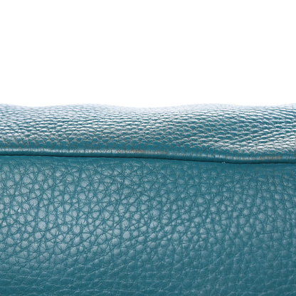 Prada Vitello Daino Shopping Tote Turchese 9 of 15