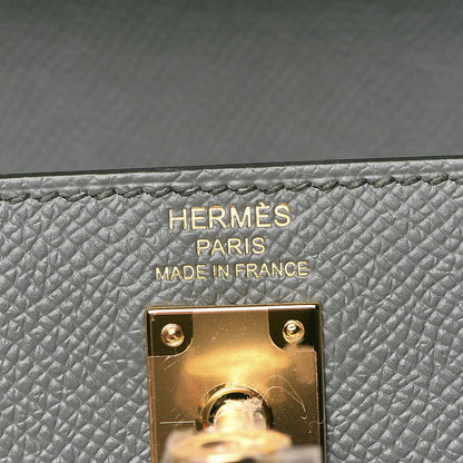 Hermes Epsom Kelly Sellier 25 Vert Amande 8 of 39