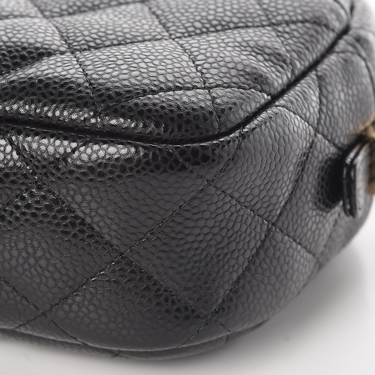 Chanel Caviar Quilted Camera Case Black 9 of 10