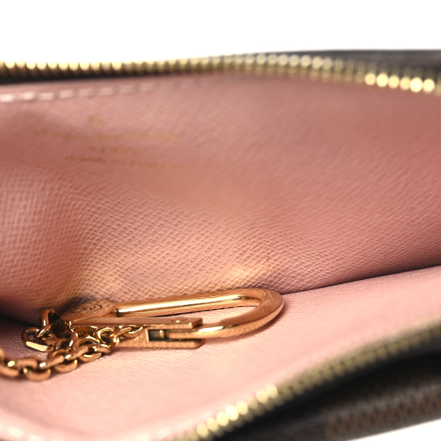 Louis Vuitton Damier Ebene Recto Verso Card Holder Rose Ballerine 5 of 7