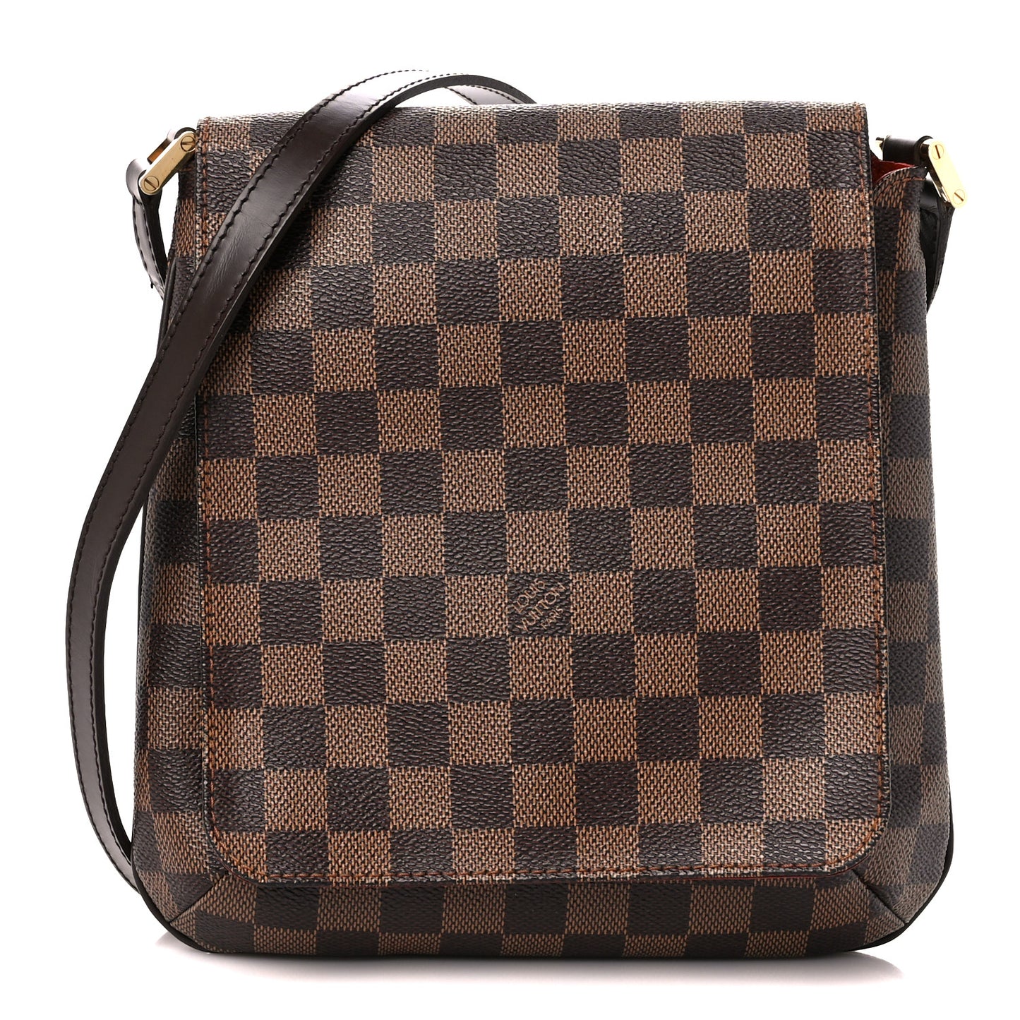 Damier Ebene Musette Salsa Long Strap