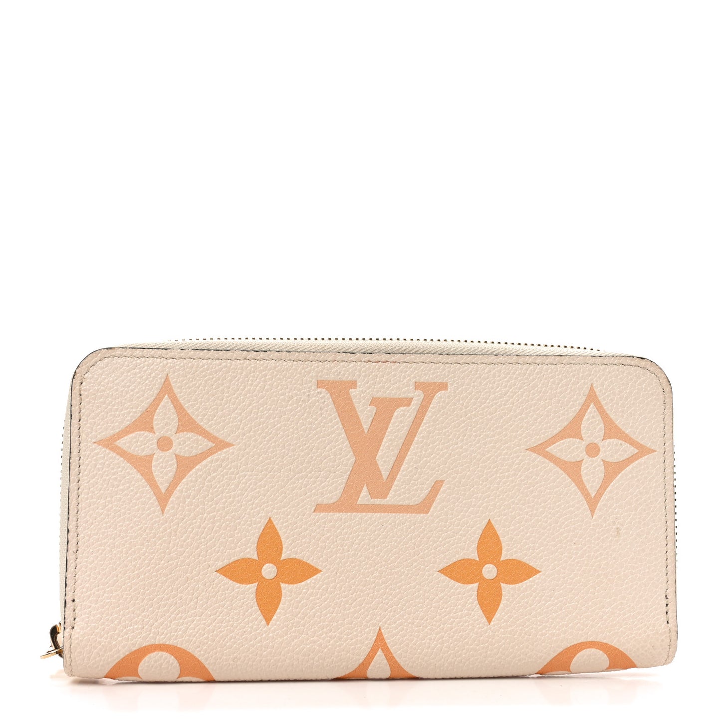 Empreinte Monogram Giant By The Pool Zippy Wallet Cream Saffron