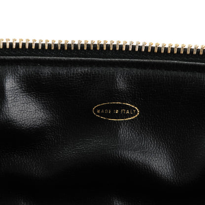 Chanel Lambskin Vanity Cosmetic Case Black 8 of 9