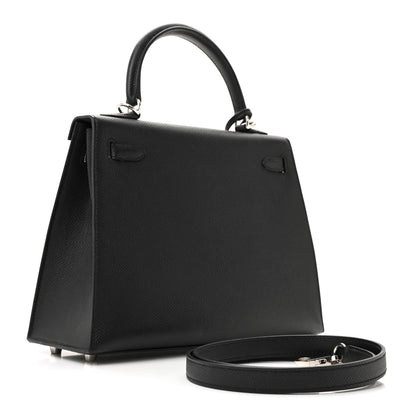 Hermes Epsom Kelly Sellier 25 Black 6 of 37