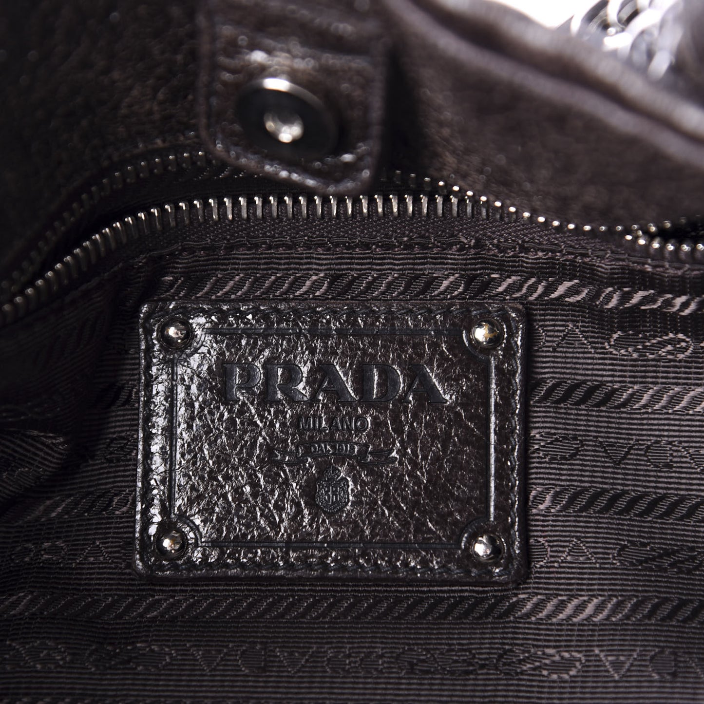 Cervo Lux Chain Shoulder Bag Brown
