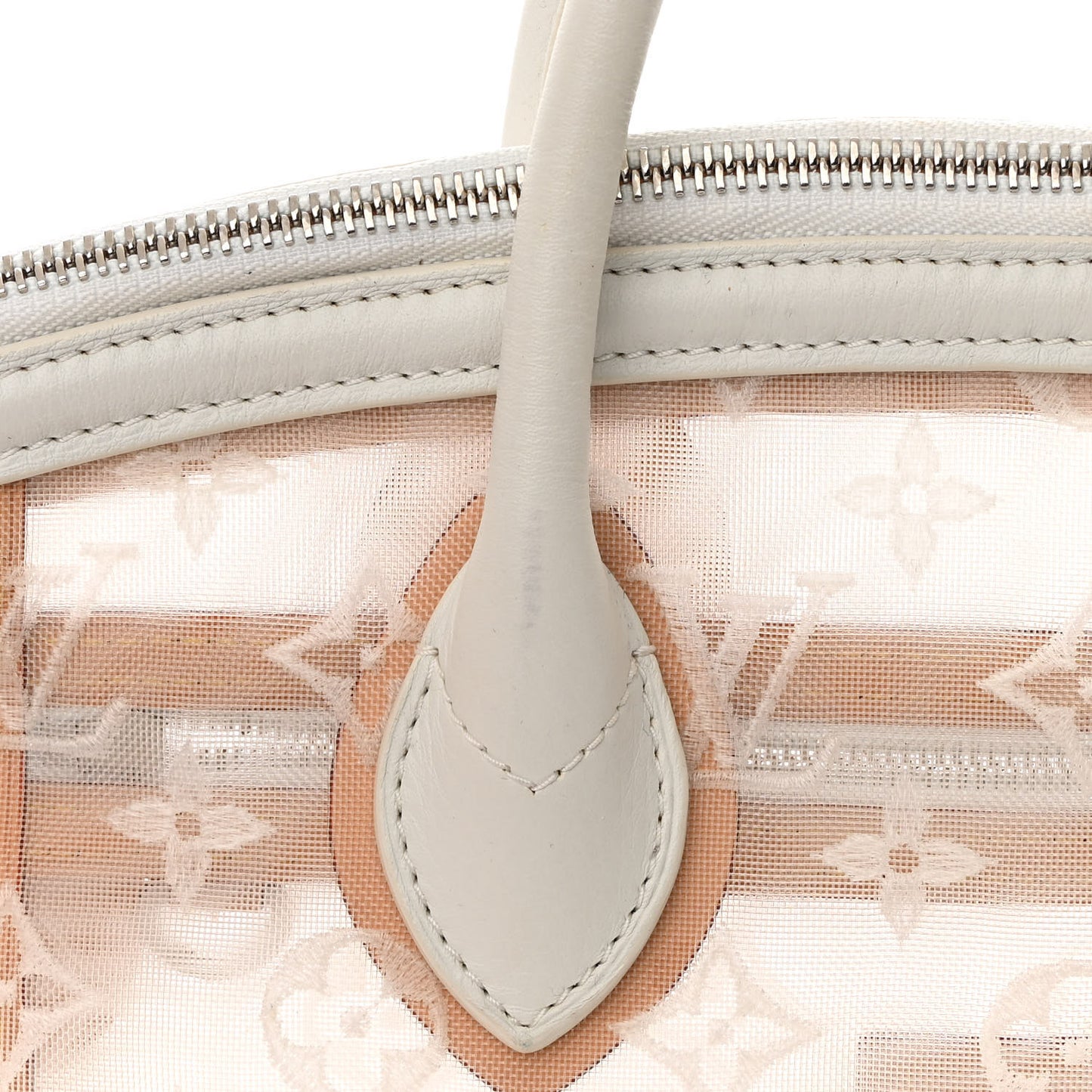 Monogram Transparence Lockit White