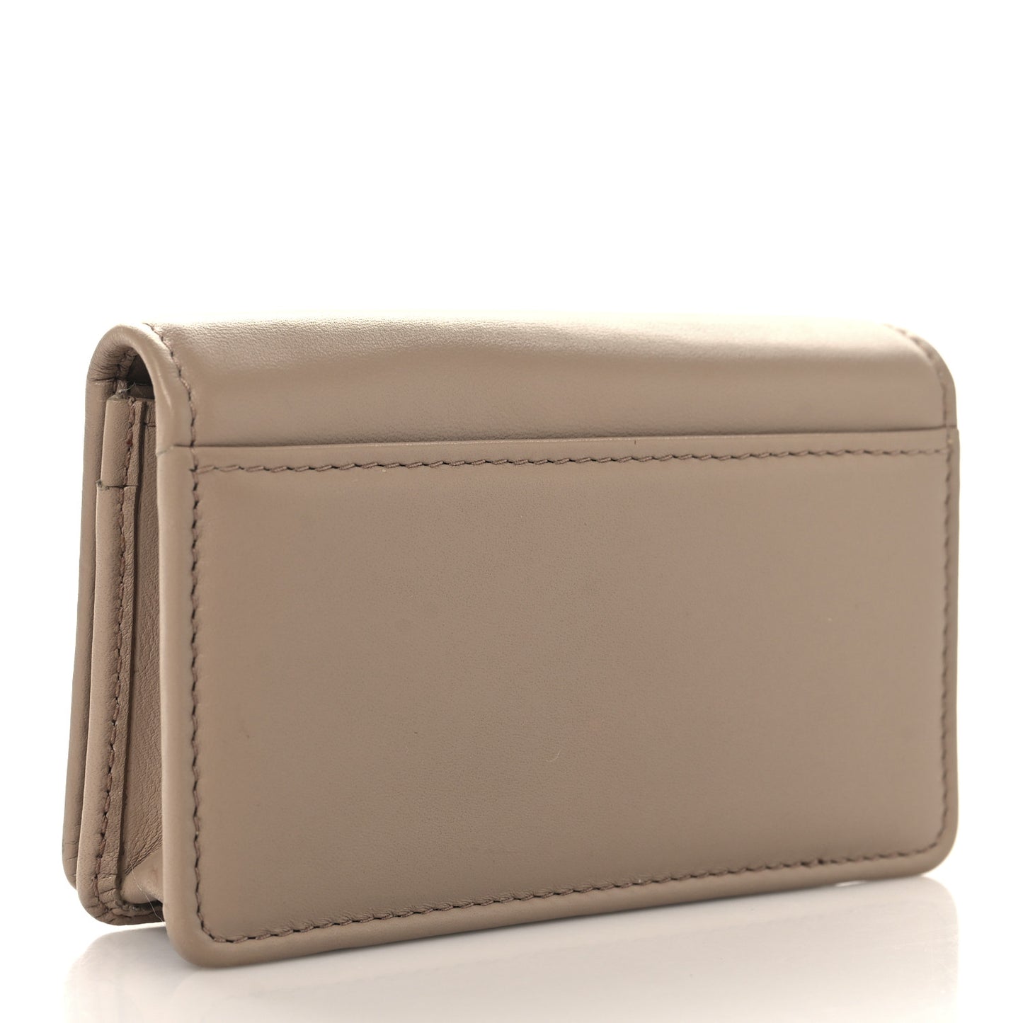Nappa Softy Padded Flap Card Holder Cammeo