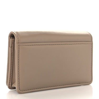 Miu Miu Nappa Softy Padded Flap Card Holder Cammeo 3 of 7