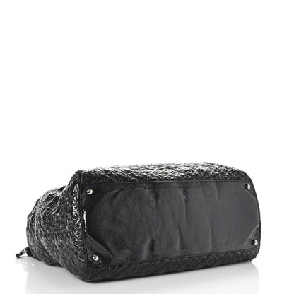 Chanel Vinyl Rock in Moscow Tote Black 4 of 13