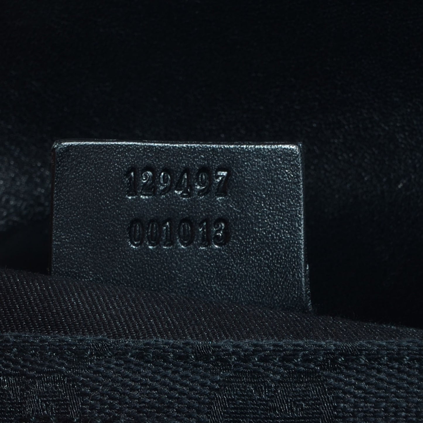 Monogram Horsebit Web Clutch Black