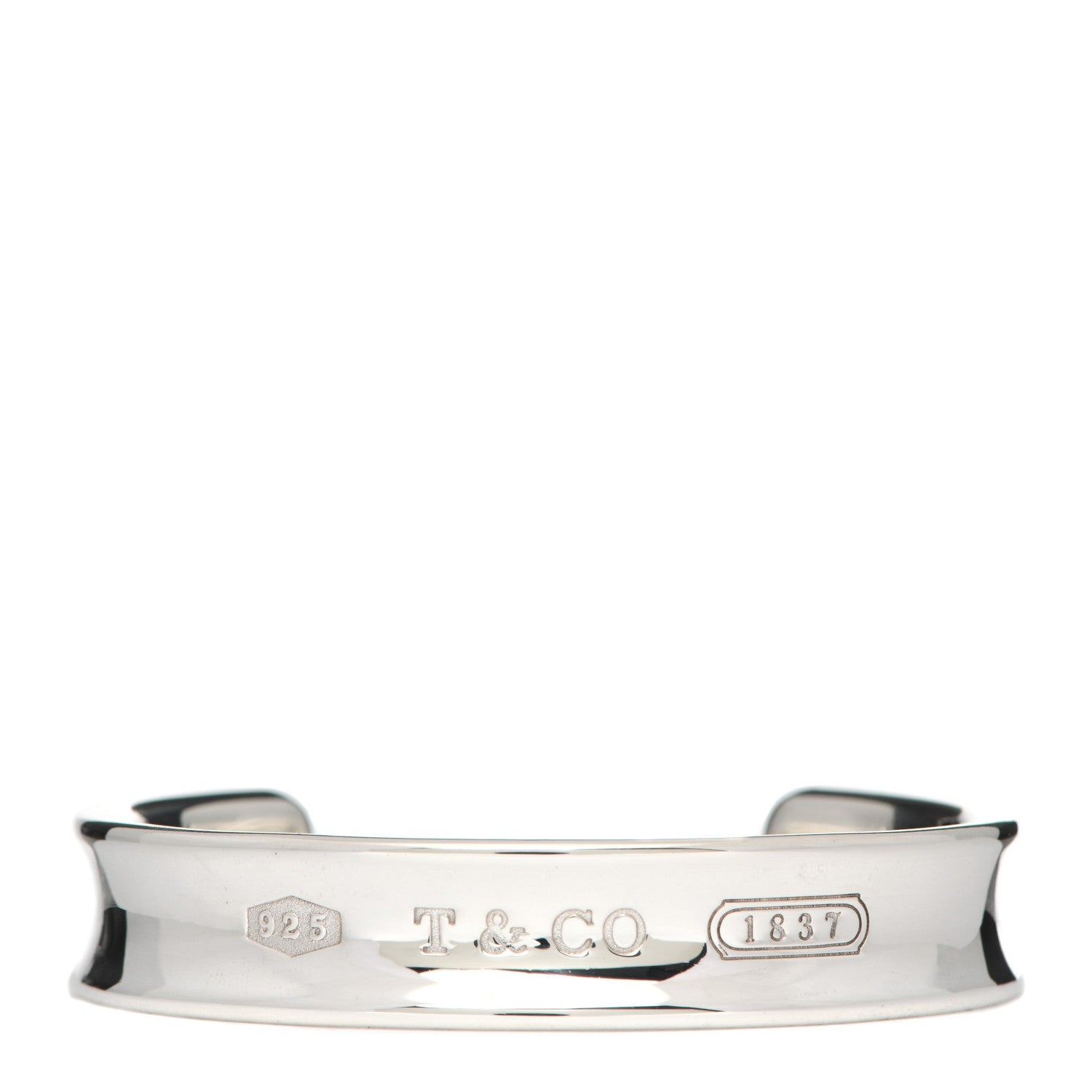 Tiffany Sterling Silver 1837 Cuff Bracelet 1 of 4
