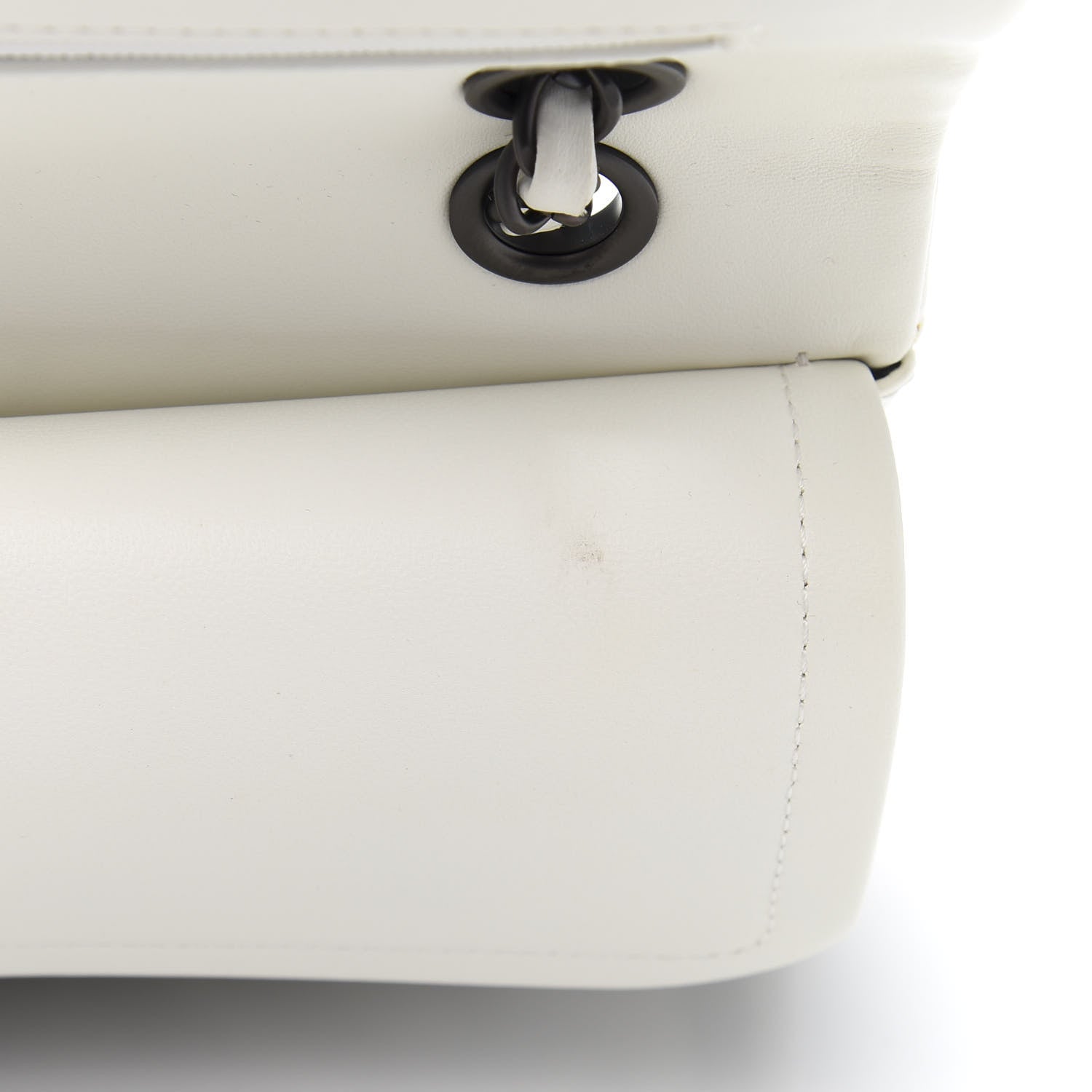 Chanel Lambskin Crystal Embroidered Medium Garden Of Versailles Double Flap Black White 9 of 17