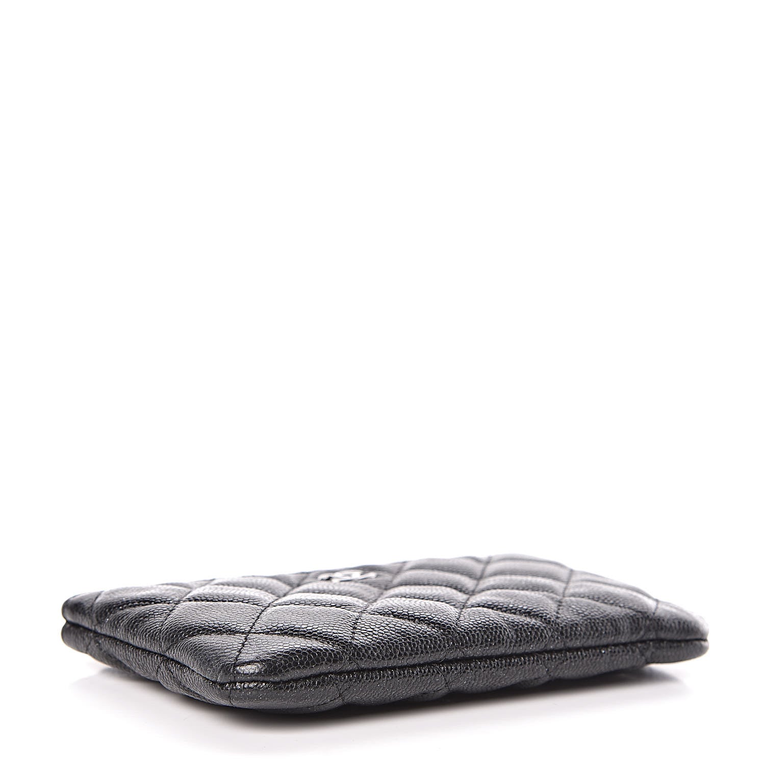 Chanel Iridescent Caviar Quilted Small Cosmetic Case Black 4 of 8