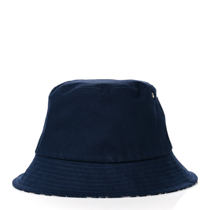 Christian Dior Oblique Reversible Teddy-D Brim Bucket Hat 58 Blue 10 of 11
