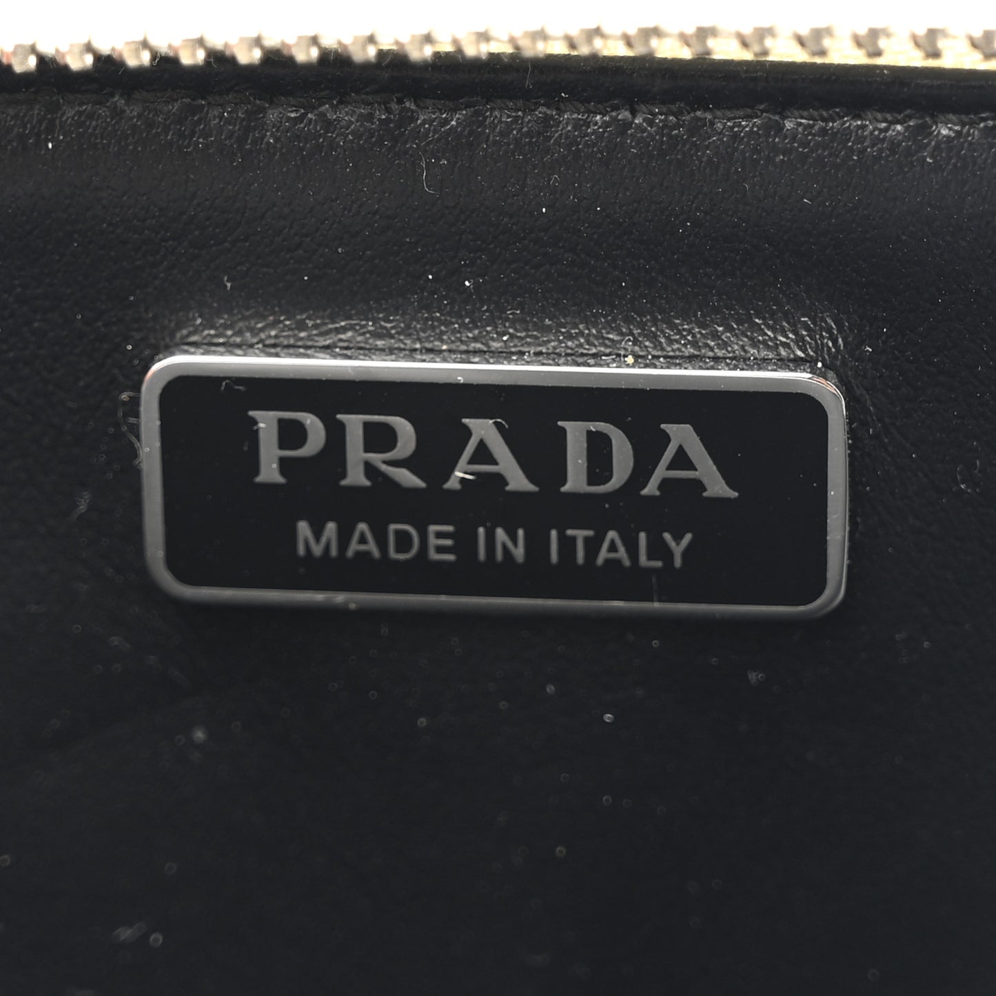Spazzolato Mini Triangle Chain Crossbody Pouch White