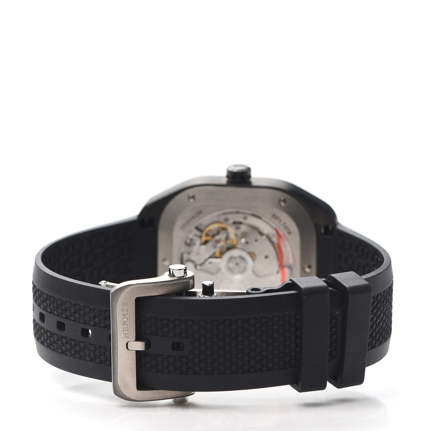 DLC Coated Titanium Rubber 39mm H08 Automatic Watch Noir