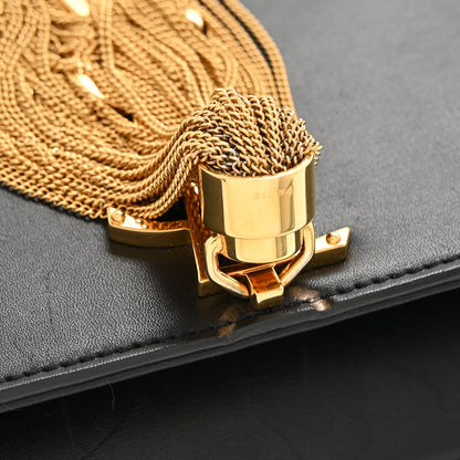 Saint Laurent Calfskin Small Classic Monogram Kate Tassel Satchel Black 12 of 15