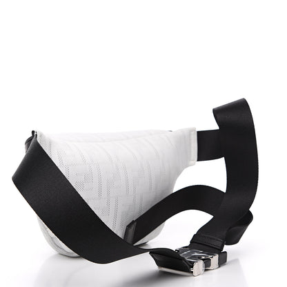Fendi Neoprene Mesh Vitello Grace FF Pocket Belt Bag White 2 of 8