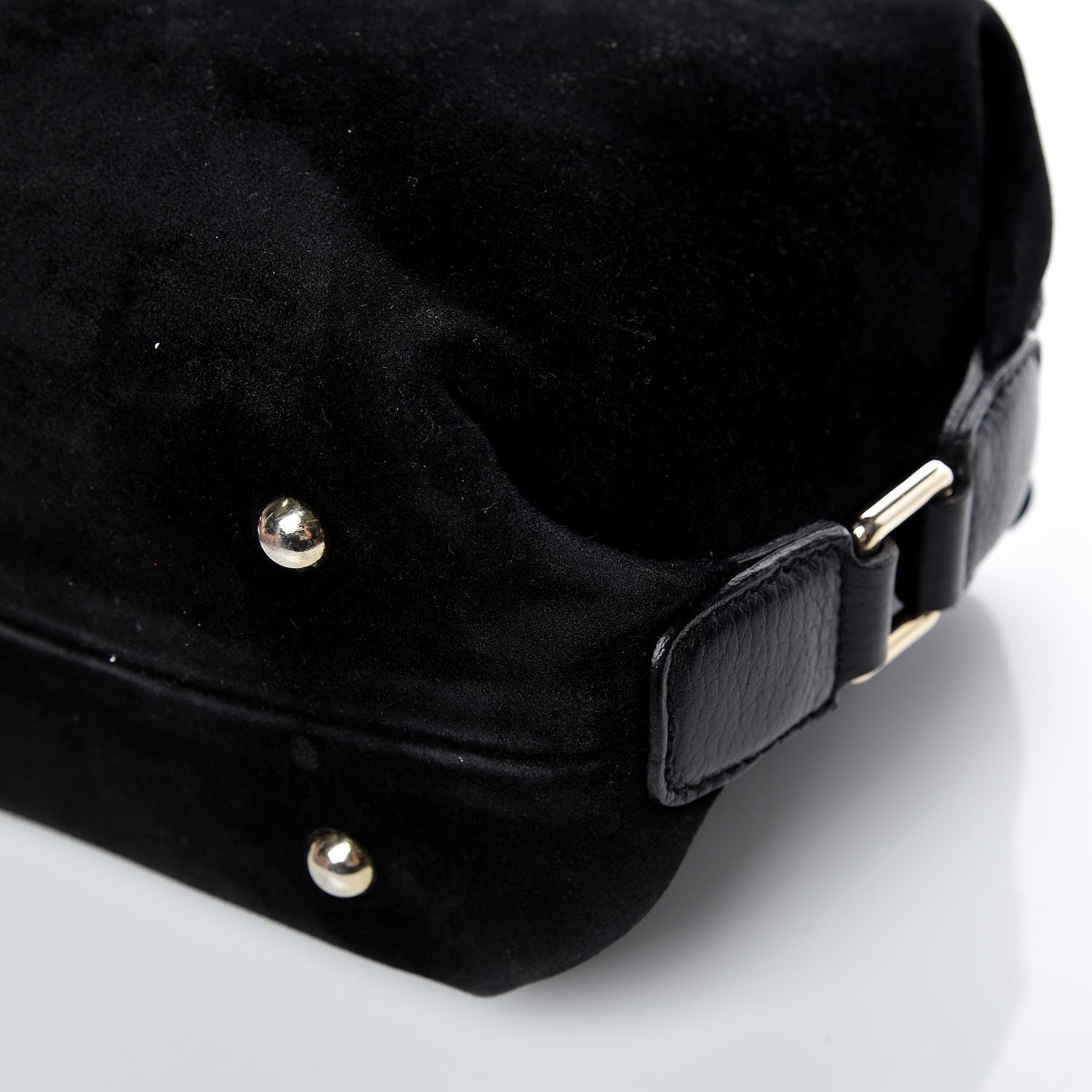 Gucci Suede Guccissima Small Boston Black 12 of 20