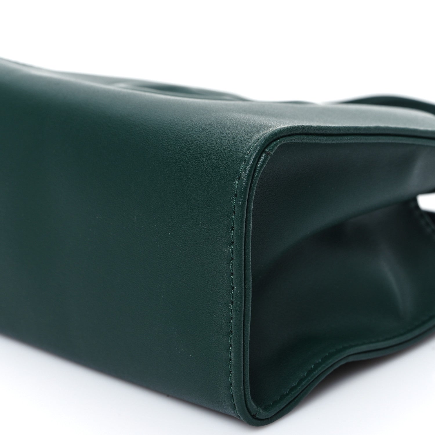 Telfar Vegan Leather Small Shopping Bag Dark Olive 10 of 10